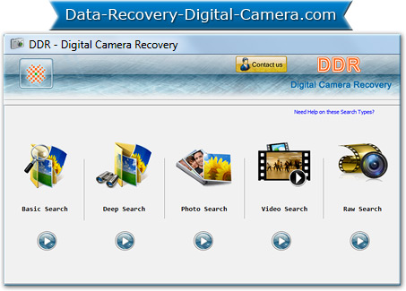Software Screenshot Da Recuperação Dos Dados Da Câmera De Digital