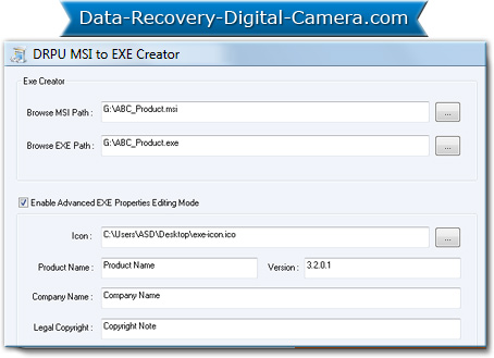 MSI to EXE Setup Creator Screenshot