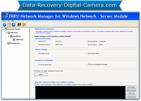 Windows Network USB Drive Monitoring Software