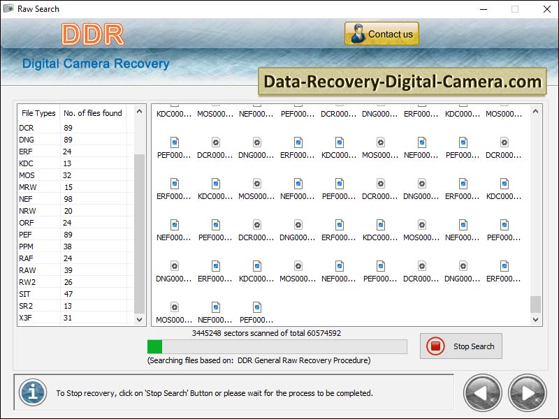 Screenshot of Recover Camera