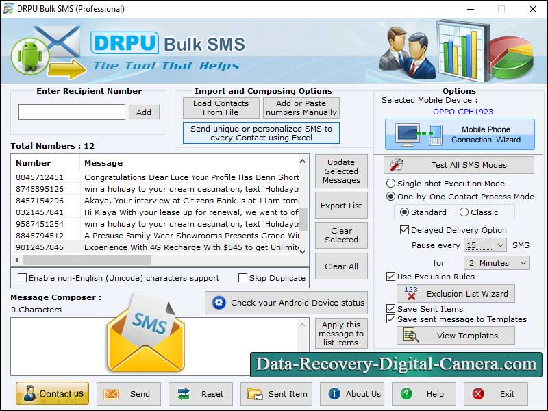 SMS Gateway Software screen shot