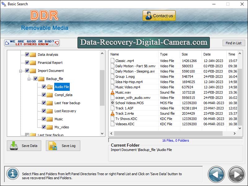 Rescue USB Media Files screen shot