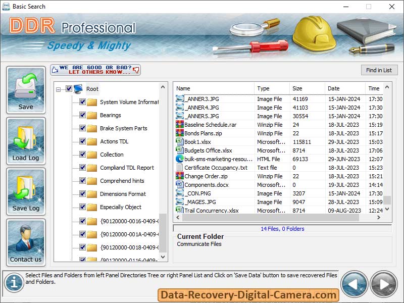 Screenshot of Professional Camera Recovery