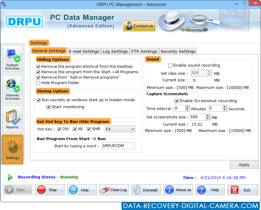 General Settings