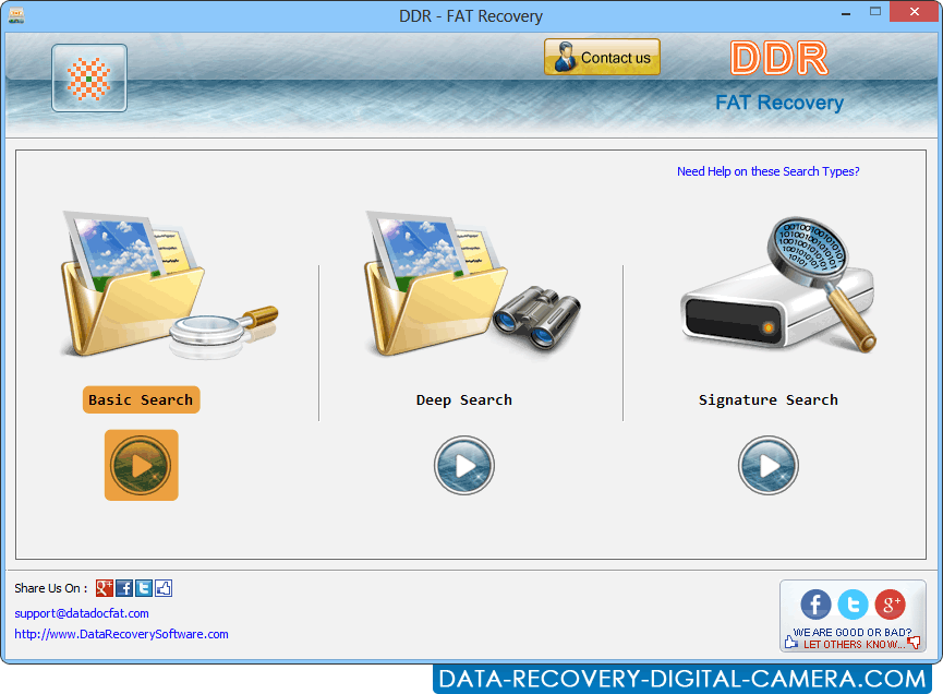 Software Da Recuperação Dos Dados Da Divisória do Fat