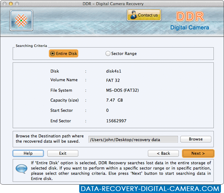 Mac Data Recovery for Digital Camera