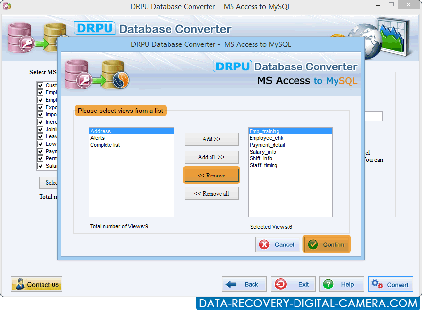 MS Access to MySQL Database Converter