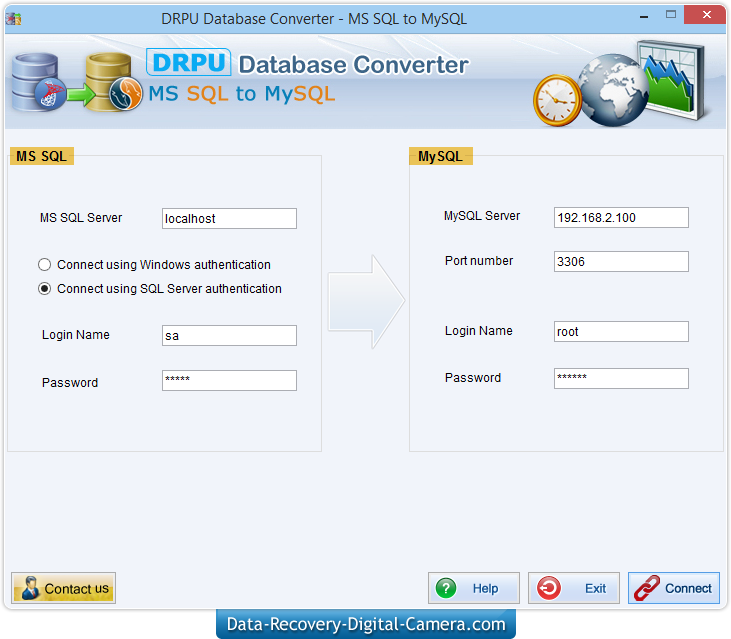 MSSQL al convertitore della base di dati di MySQL