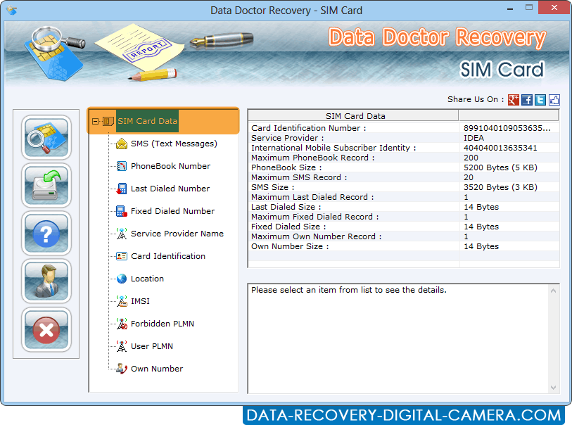 Logiciel De Rétablissement De Données De Carte De Sim