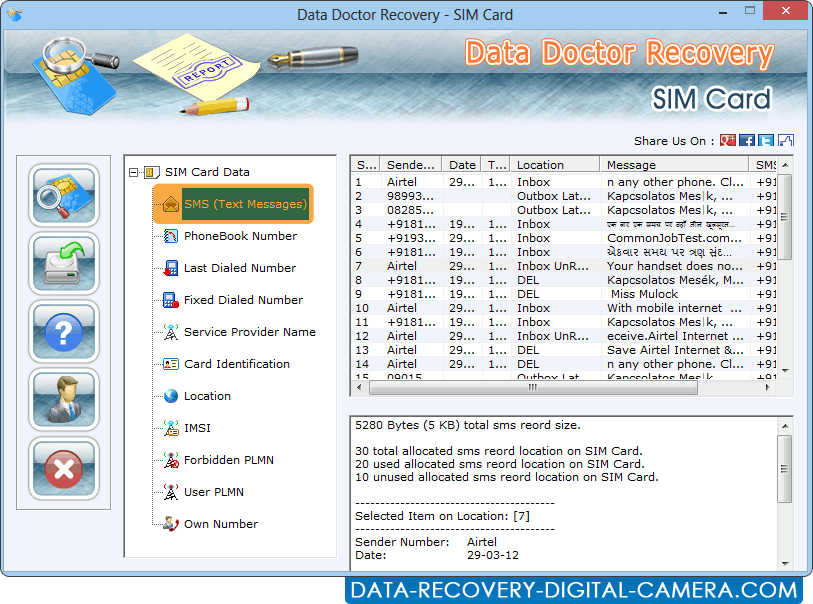 Data Recovery for SIM Card